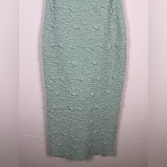 Endless Blu Midi Dress Textured Green Seafoam - XL - Picture 9 of 11